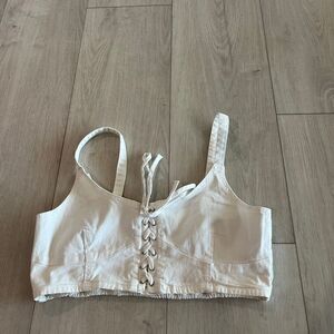 Cotton On white top size XL